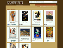 Tablet Screenshot of posterfair.com